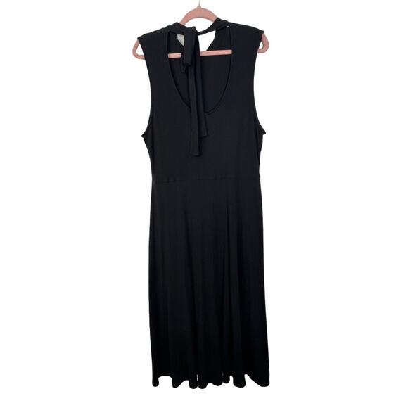 Who What Wear Black Knit Turtleneck Sleeveless Minimalist Maxi Dress XXL - Picture 3 of 9